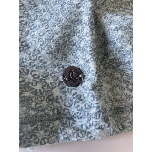 Prana Womens Skypath Dress Blue Green L Padded Open Back Active Outdoor Travel - Picture 6 of 10